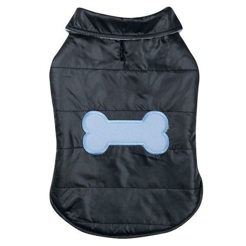 Blue Snow Puff Pet Vest