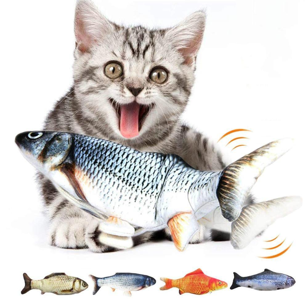 Electric Flopping Fish Toy for Cats