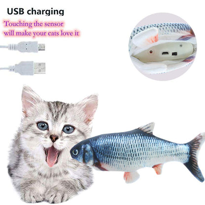 Electric Flopping Fish Toy for Cats