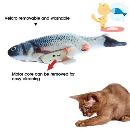 Electric Flopping Fish Toy for Cats